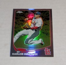 2013 Topps Chrome Refractor 211 Carlos Beltran  HOF Cardinals