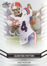 2013 Leaf Draft #57 Quinton Patton RC Rookie Card. rookie card picture