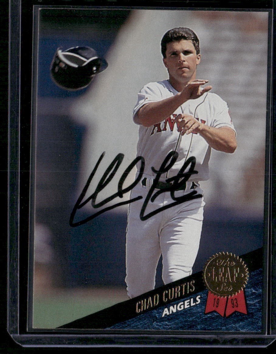 1993 Leaf - Chad Curtis #227 Signed Autographed Card