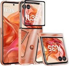 Clear for Motorola Razr 2025/Razr 2024 Case, Moto Razr 2025 Slim Phone Cases wit