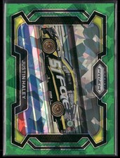 2024 Panini Prizm #54 Justin Haley Green Ice