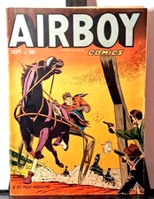 AIRBOY COMICS ~ Volume 8 ~ #8 1951 ~ Scarce Book Only 2 graded copies GOLDEN AGE