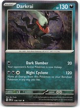Darkrai 136/197 Rare Obsidian Flames Pokemon Holo