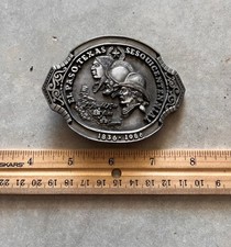 Vintage El Paso Texas Sesquicentennial 1836-1986 Belt Buckle NICE  