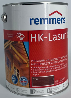 Remmers HK-Lasur 3in1 Holzschutzlasur 5L Matt Holzlasur Aussen Grundierung Holz!