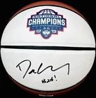 DAN HURLEY SIGNED UCONN HUSKIES 2024 NATIONAL CHAMPIONS BASKETBALL PSA/DNA