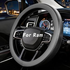 Steering Wheel Cover for Dodge Ram 1500 2500 3500 2012-2026, Fit 15.5-16" Whe...