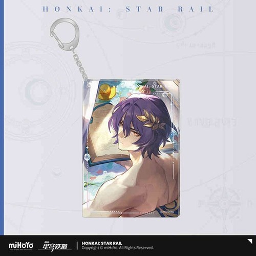The Baptism Of Pure Thought Light Cone Series Acrylic Keychain Honkai Star Rail