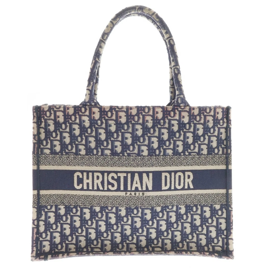 DIOR OBLIQUE BOOK TOTE MEDIUM NAVY M1296ZRIW 50 MA 0159 Occasion db74c7c2a4b3412a1c3