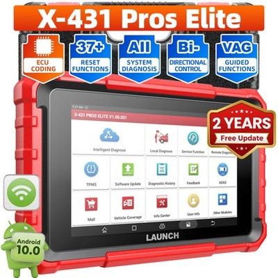 LAUNCH X431 ProS Elite V+ PRO 5.0 OBD2 Diagnosegerät ALLE SYSTEM ECU Codierung