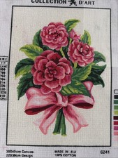 Collection D Art Printed needlepoint canvas 30x40cm Canvas Only