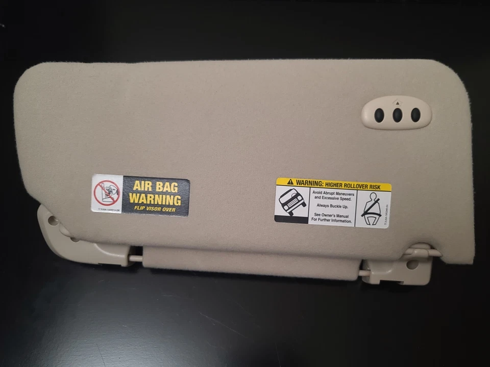 Ford Expedition Lincoln Navigator Sun Visor Set Driver Passenger OEM 2003 - 2006 - Image 2 of 4