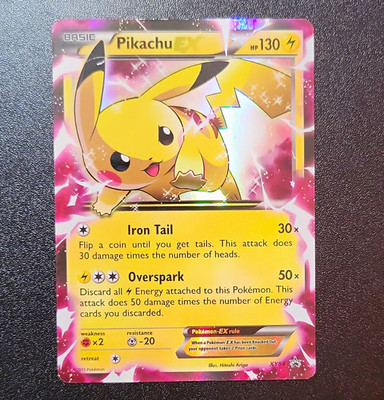 2015 Pokemon XY Black Star Promo Pikachu EX #XY84