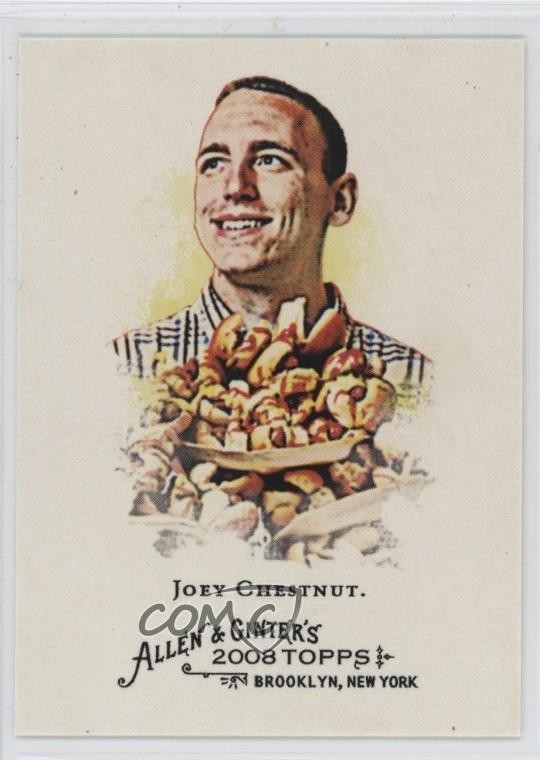 2008 Topps Allen & Ginter's Joey Chestnut #109 01lu