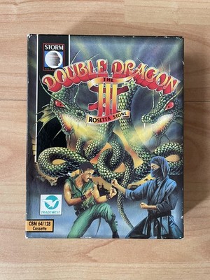 Double Dragon III 3 The Rosetta Stone Commodore 64 128 C64 Kassettenspiel Big Box