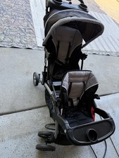 BABY TREND SIT AND STAND Double Stroller with Cup Holders and Underseat Storage