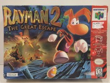Rayman 2 The Great Escape Nintendo 64  N64 Authentic BOX ONLY