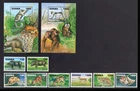 M28995 Ghana 1993 Animals Set X8 +X2m/s UMM Sg 1835/43 Cat £18.50