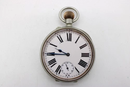 A Antique C1910 Doxa Swiss Goliath Top Wind Not Working Pocket Watch, Parts Only