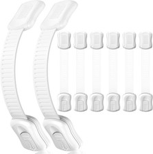 8-Pack Cabinet Locks Baby Proofing - 8-Count  Pack of 1  , White