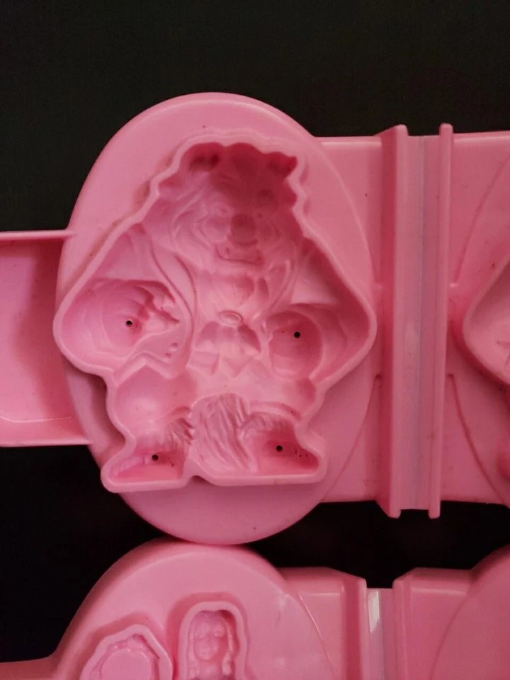 2 ВИНТАЖНЫЕ формы Beauty & the Beast Play-Doh Disney Molding, Clay Puddy ~ Trl4 #333 - Изображение 4 из 4