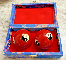 Chinese Musical Metal Baoding Balls-Yin Yang Design With Case