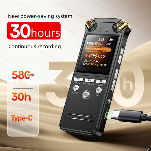 Shmci D50 Digital voice-activated audio recorder Dual mic PCM stereo Dictaphone - Picture 6 of 15