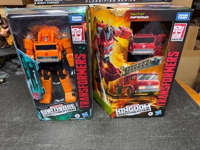 TRANSFORMERS  kingdom inferno and earthrise grapple