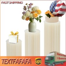 Cylinder Pedestal Wedding Cake Flowers Display Stand Decoration Dessert Table