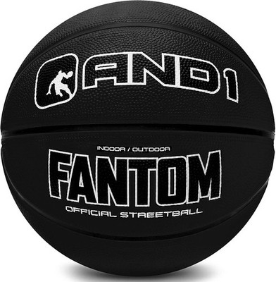 And1 Fantom Rubber Basketball - Official Size Streetball Made For Indoor And