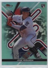 2022 Topps Finest Aqua Refractor 30/199 Jose Miranda #15 0us4