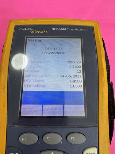 FLUKE DTX-1800 Kabelanalysator & Fernbedienung Set - Bild 4 von 13