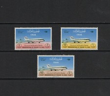 T2152 Iraq 1965 Timbre Airmail Iraqi Airways 3v. MLH