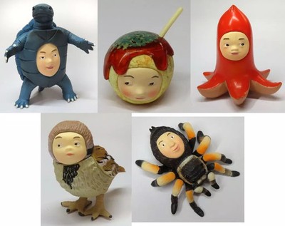 Erwachsene Sammlerstück Kao Tensei alle 5 Arten Mini Figur Set