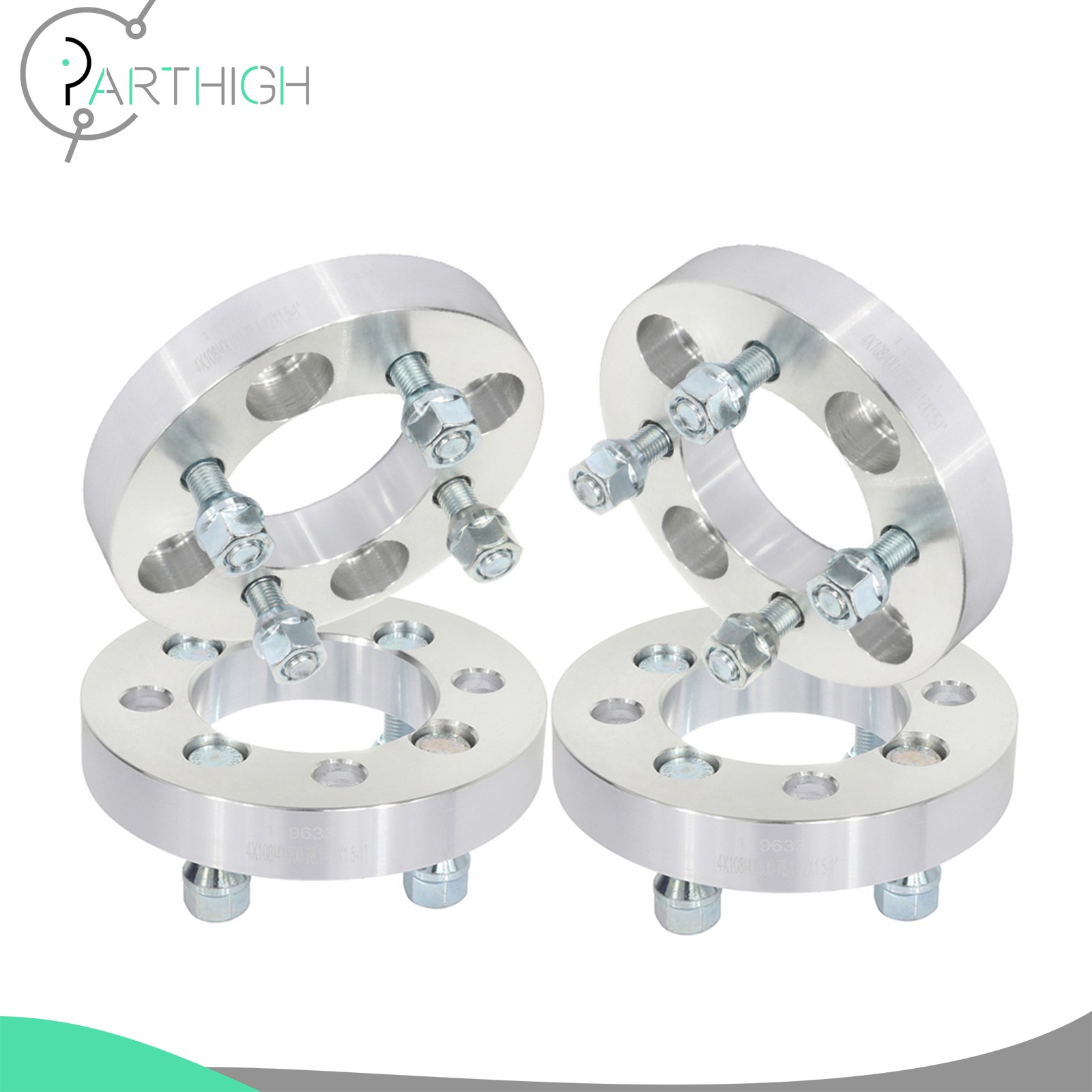 For Ford Escort 4x108 Convert to 4x100 Wheels (4) 1 inch Wheel Adapters ...