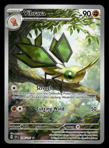 Pokemon TCG #206/091 Vibrava Surging Sparks