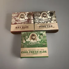 Dr Squatch 10th Anniversary Bundle Of 3; Cool Fresh Aloe, Bay Rum,  And Pine Tar