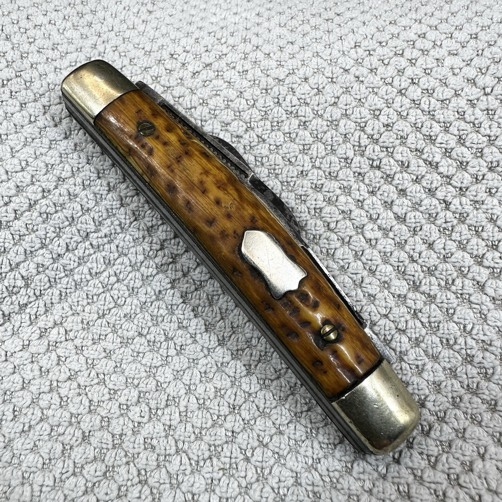 Vintage Pre-1926 Miller Bros Brothers Congress Pocket Knife With SCREW PINS