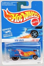 Hot Wheels VW Drag Bus Foreign - 14912 Never Removed from Pack 1995 Blue 1:64