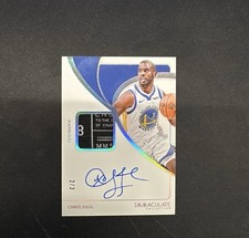 2023 Panini Immaculate Chris Paul Logo Laundry Tag Patch Auto /3 GS Warriors