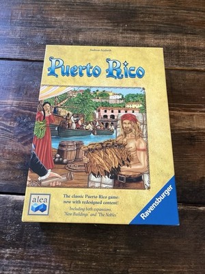 Puerto Rico Board Game Rio Grande Ravensburger New Open Box