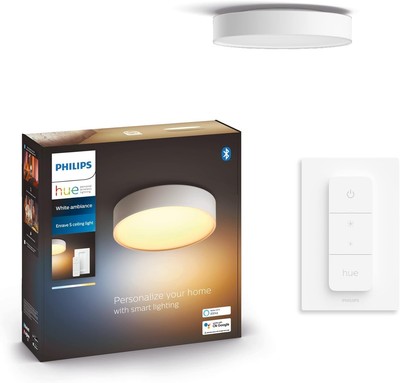Enrave White Ambiance Smart Deckenleuchte [Medium - Weiß] mit