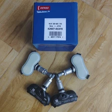 New 4x Denso TPMS Tire Pressure Sensors 42607-0C070 For Toyota Sienna Tundra