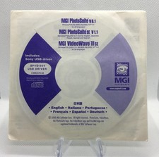 MGI PhotoSuite V8.1/ SE V1.1 / VideoWave III SE - Purple 3-066-676-02 