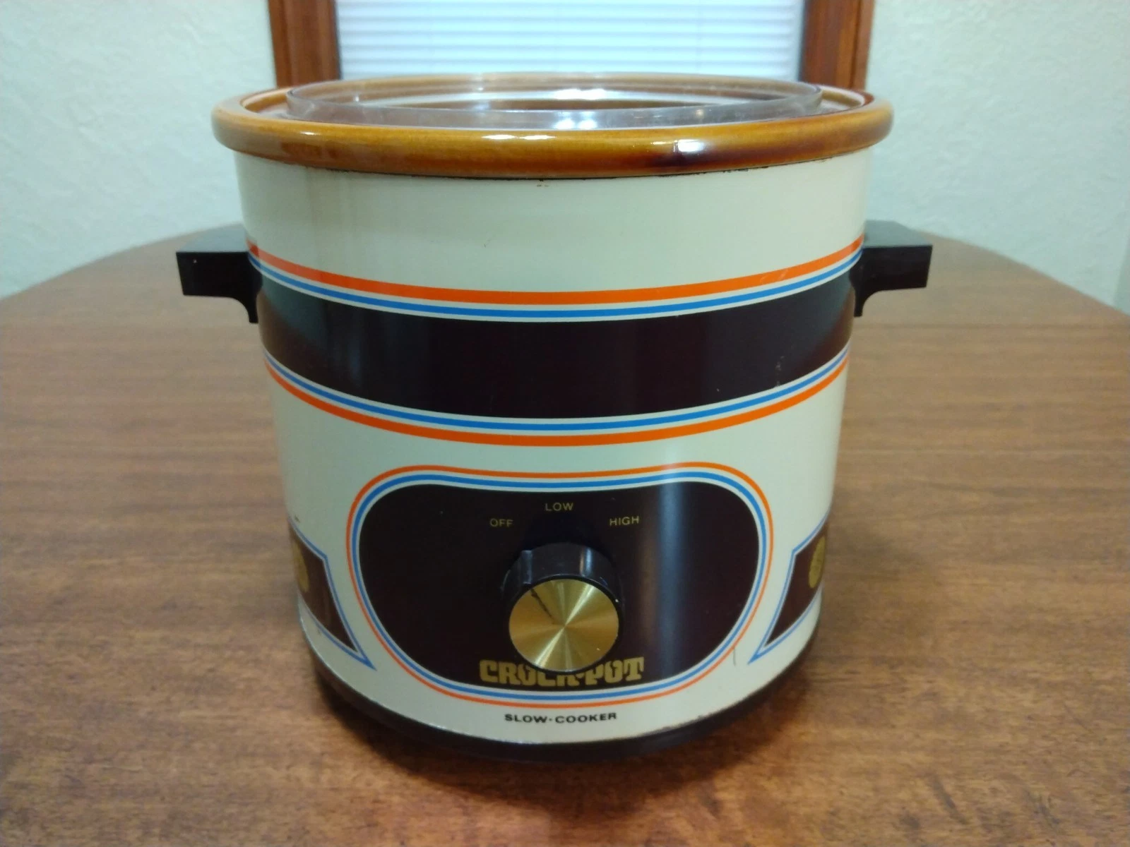 Vintage Rival Slow Cooker Crock Pot 3.5qt Model 3100P With Plastic Lid