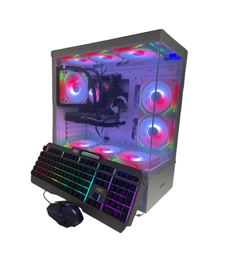 GAMING PC ARGB i7 16GB RAM 512GB SSD LIQUID UP 1TB GTX 1080 TI Win11 WIFI 6