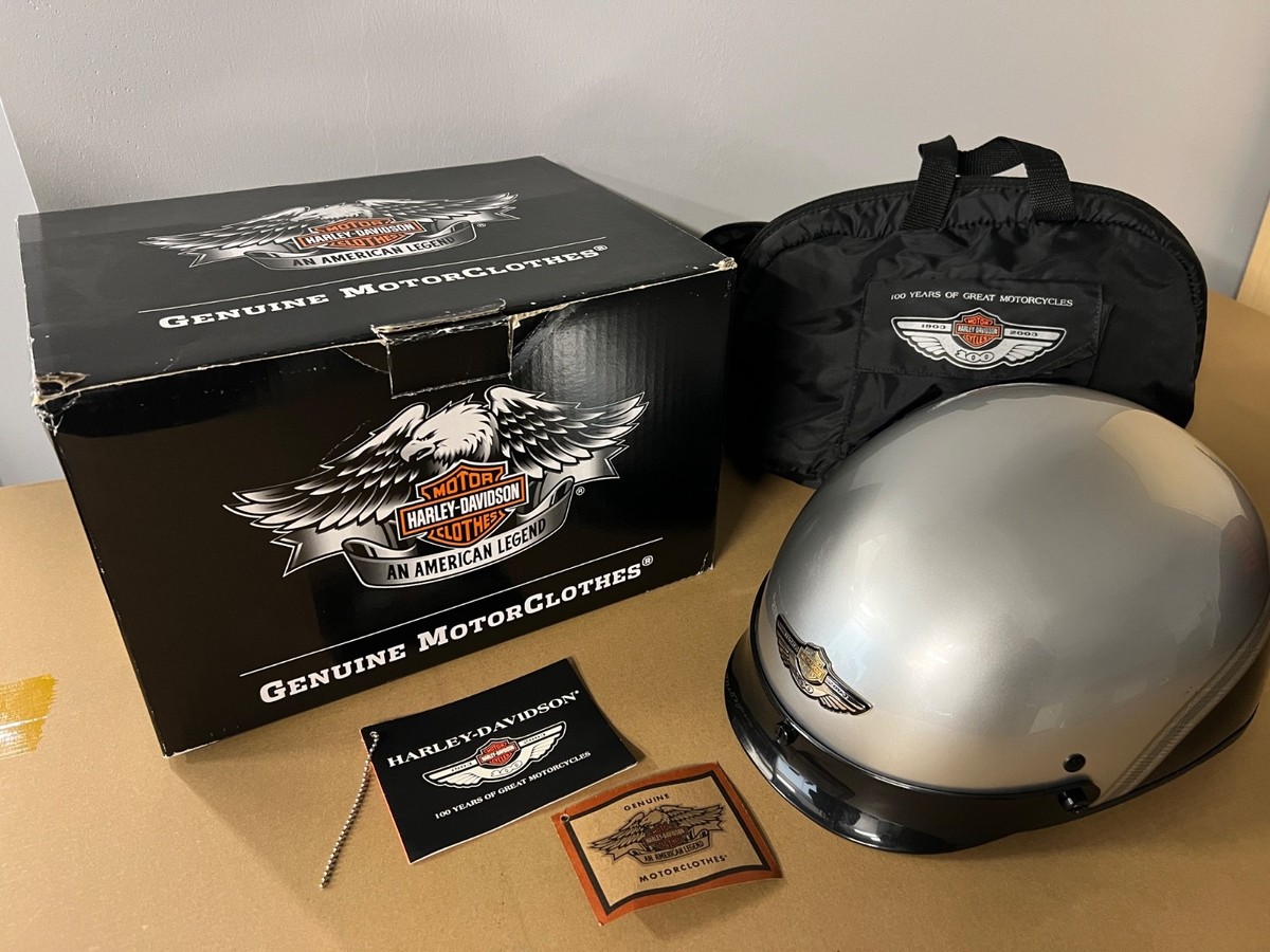 Harley Davidson Motorcycle 100th Anniversary helmet size • SMALL