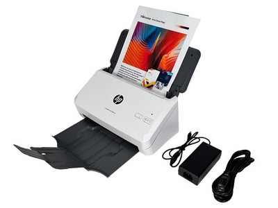 HP ScanJet Pro 2000 S2 Pass-Through Color Document Scanner w/Adapter Grade A! 