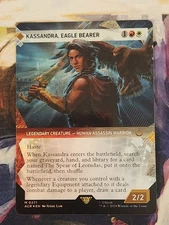 MTG Kassandra, Eagle Bearer - Showcase Textured Foil - Assassin's Creed NM 