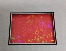 Verzierwachs🕯Wachsplatten  20 x 10 cm ⚜️ irisierend orange  🌟 Wachs